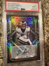 2021 Panini Encased Autograph DeVonta Smith #111 card