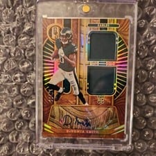 2021 Panini Gold Standard Rookie Jersey Autographs Double DeVonta Smith #252 card