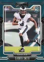 2021 Panini Playbook Base Set DeVonta Smith #107 card