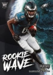 2021 Panini Playoff Rookie Wave DeVonta Smith #RW-DSM card