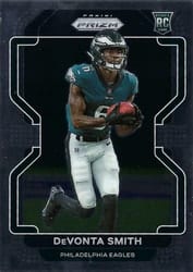 2021 Panini Prizm Base Set DeVonta Smith #335 card