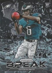 2021 Panini Prizm Prizm Break DeVonta Smith #10 card