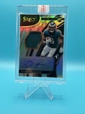 2021 Panini Select Rookie Signature Memorabilia DeVonta Smith #RSM-DVS card