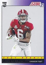 2021 Score 1991 Throwback DeVonta Smith #TB4 card