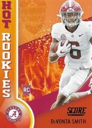 2021 Score Hot Rookies DeVonta Smith #HR5 card