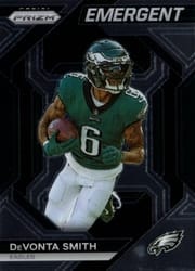 2023 Panini Prizm Emergent DeVonta Smith #11 card