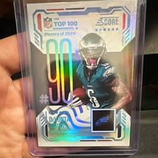 2024 Score Top 100 DeVonta Smith #100 card