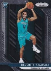 2018-19 Panini Prizm Base Set Devonte' Graham #288 card