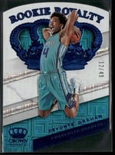 2018 Panini Crown Royale Rookie Royalty Devonte' Graham #26 card