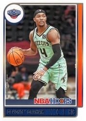 2021-22 Hoops Base Set Devonte' Graham #180 card