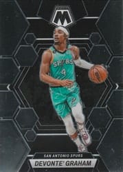 2022-23 Panini Mosaic Base Set Devonte' Graham #50 card