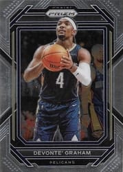 2022-23 Panini Prizm Base Set Devonte' Graham #218 card
