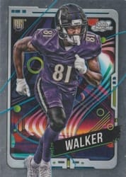 2024 Topps Chrome Cosmic Base Set Devontez Walker #107 card