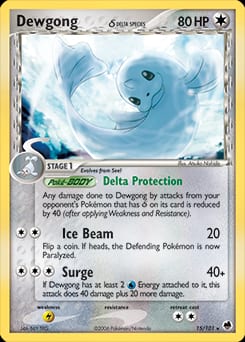2006 Dragon Frontiers Dewgong δ #15 card