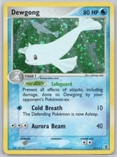 2004 FireRed & LeafGreen Dewgong #3 card
