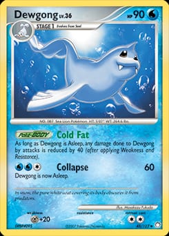 Mysterious Treasures Dewgong #45 card