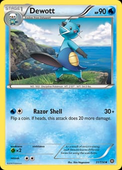 Steam Siege Dewott #31 card