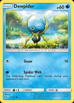 Forbidden Light Dewpider #32 card