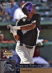 2009 Upper Deck Base Set Dexter Fowler #416 card