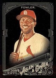 2018 Topps Allen & Ginter X Base Set Dexter Fowler #45 card