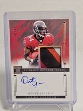 2024 Panini Impeccable Elegance Retired Patch Autos Dexter Jackson #18 card