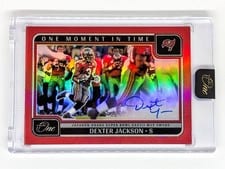 2024 Panini One One Moment in Time Autographs Dexter Jackson #400 card