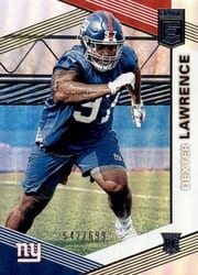 2019 Donruss Elite Base Set Dexter Lawrence #181 card