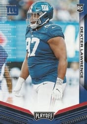 2019 Panini Playoff Base Set Dexter Lawrence #260 card