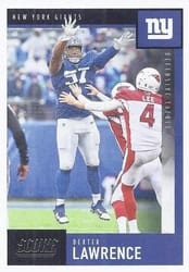 2020 Score Base Set Dexter Lawrence #181 card