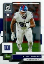 2022 Donruss Optic Base Set Dexter Lawrence #147 card