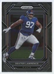 2022 Panini Prizm Base Set Dexter Lawrence #219 card