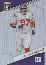 2023 Donruss Elite Base Set Dexter Lawrence #34 card