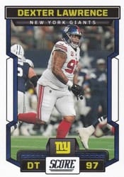 2023 Score Base Set Dexter Lawrence #239 card