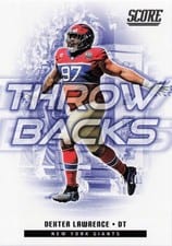 2025 Score Throwbacks Dexter Lawrence #16 card