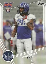 2020 Topps XFL Base Set Dexter McCoil #121 card