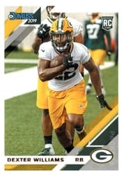 2019 Donruss Base Set Dexter Williams #296 card