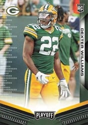 2019 Panini Playoff Base Set Dexter Williams #246 card