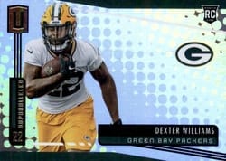 2019 Panini Unparalleled Base Set Dexter Williams #291 card