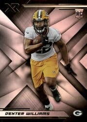 2019 Panini XR Base Set Dexter Williams #158 card