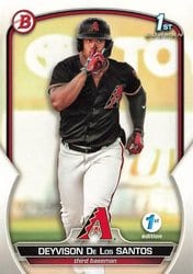 2023 Bowman 1st Edition Base Set Deyvison De Los Santos #BPPF-116 card