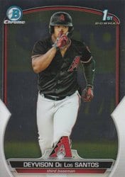 2023 Bowman Chrome Prospects Deyvison De Los Santos #BCP-116 card
