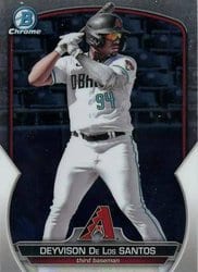 2023 Bowman Chrome Prospects Deyvison De Los Santos #BCP-158 card