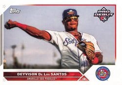 2023 Topps Pro Debut Base Set Deyvison De Los Santos #PD-63 card
