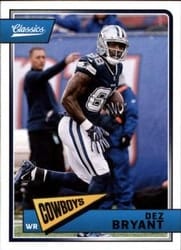 2018 Panini Classics Base Set Dez Bryant #28 card