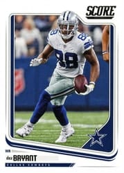 2018 Score Base Set Dez Bryant #86 card