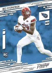 2021 Panini Prestige Base Set Dez Fitzpatrick #276 card