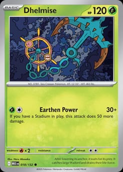 Mega Evolution Dhelmise #18 card