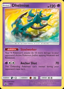 SM Black Star Promos Dhelmise #SM53 card