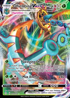Shining Fates Dhelmise VMAX #10 card