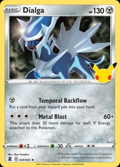 Celebrations Dialga #20 card